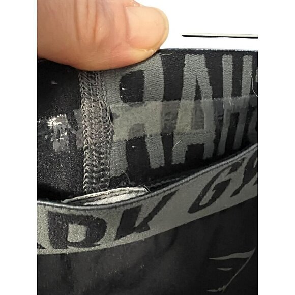 Gymshark Womens Seamless Low-Rise Black Leggings, Elasticated waistband, SM - Picture 8 of 8